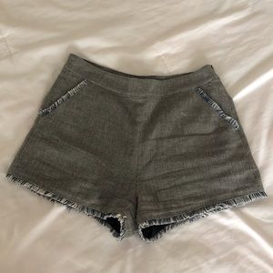 Navy and grey shorts